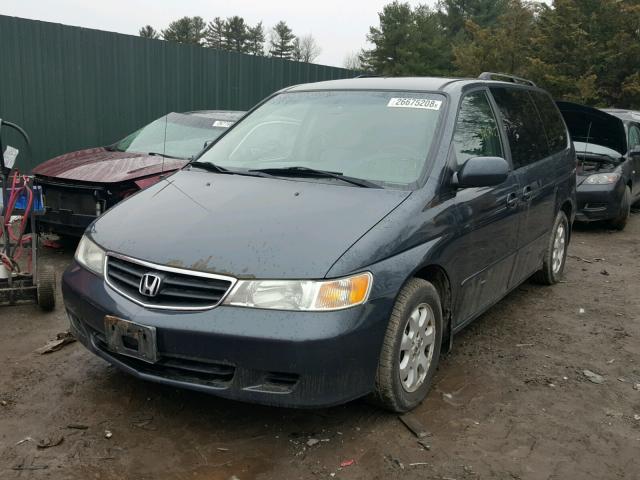 5FNRL18993B146894 - 2003 HONDA ODYSSEY EX GRAY photo 2