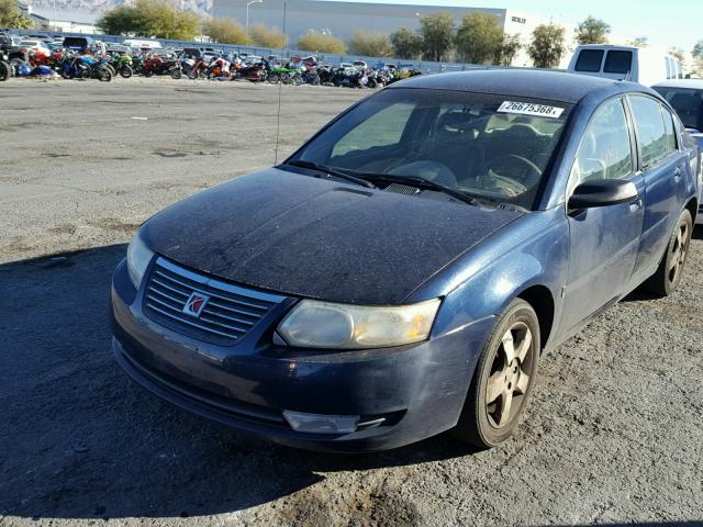 1G8AL55F07Z169389 - 2007 SATURN ION LEVEL BLUE photo 2