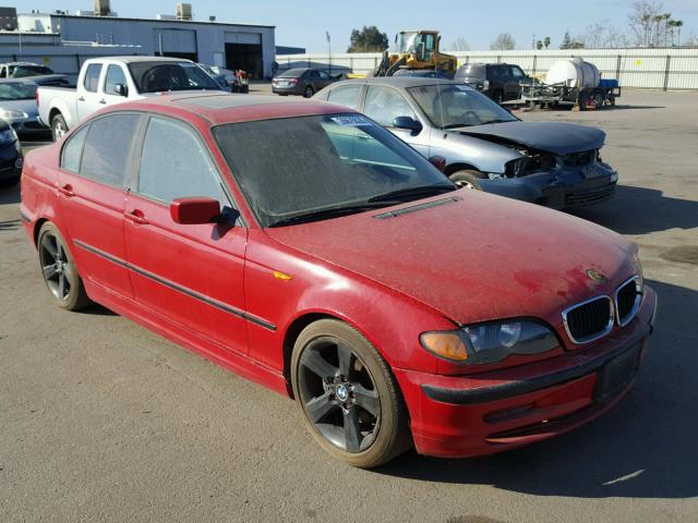 WBAET37474NJ42987 - 2004 BMW 325 I RED photo 1