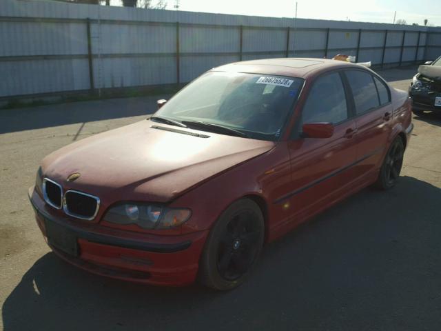 WBAET37474NJ42987 - 2004 BMW 325 I RED photo 2