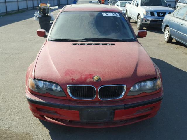 WBAET37474NJ42987 - 2004 BMW 325 I RED photo 9