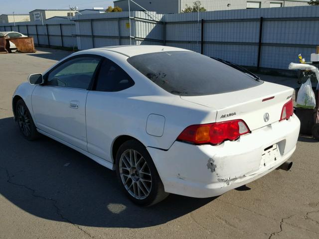 JH4DC53084S015727 - 2004 ACURA RSX TYPE-S WHITE photo 3