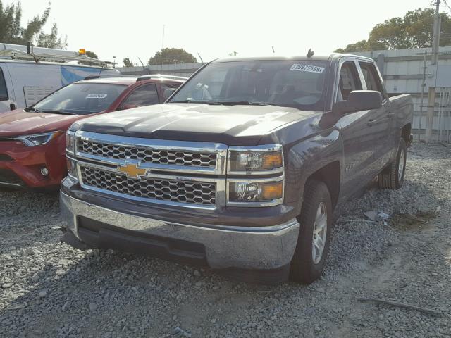 3GCPCRECXEG262477 - 2014 CHEVROLET SILVERADO CHARCOAL photo 2