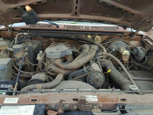 1FTEF14N2GPA41540 - 1986 FORD F150 BROWN photo 7