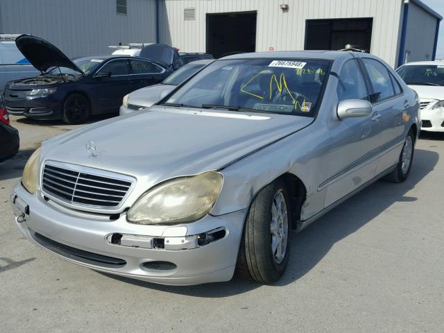 WDBNG70J71A205053 - 2001 MERCEDES-BENZ S 430 SILVER photo 2