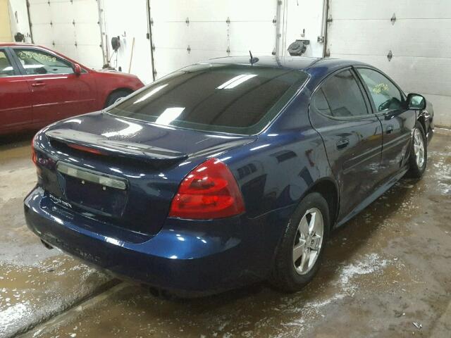 2G2WP552X81181271 - 2008 PONTIAC GRAND PRIX BLUE photo 4