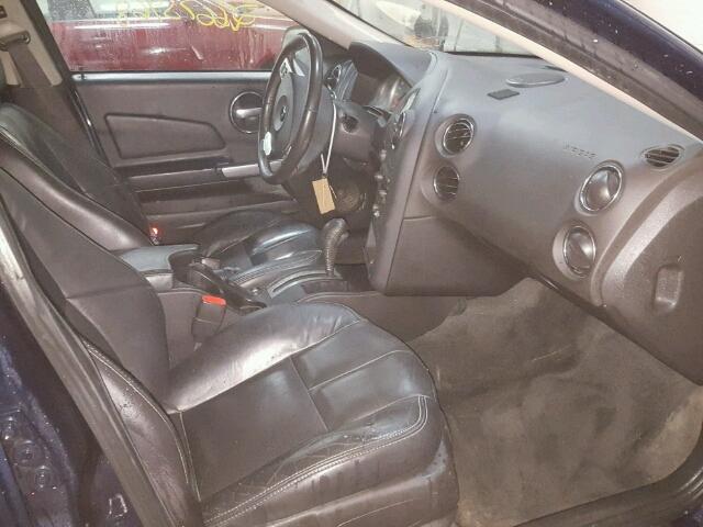 2G2WP552X81181271 - 2008 PONTIAC GRAND PRIX BLUE photo 5