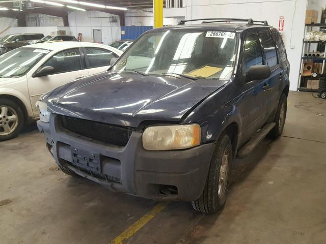 1FMCU931X4KA62022 - 2004 FORD ESCAPE XLT BLUE photo 2