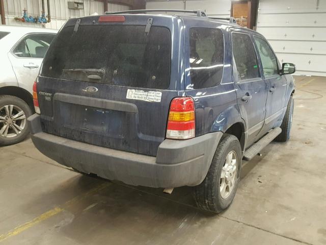 1FMCU931X4KA62022 - 2004 FORD ESCAPE XLT BLUE photo 4