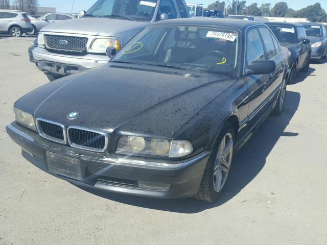 WBAGF8324VDL48616 - 1997 BMW 740 I AUTO BLACK photo 2