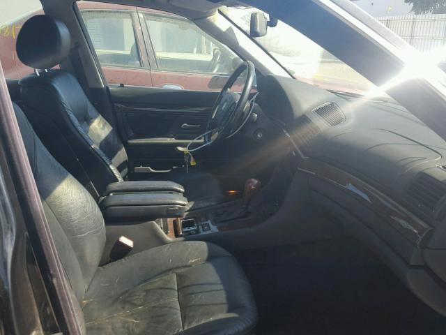 WBAGF8324VDL48616 - 1997 BMW 740 I AUTO BLACK photo 5