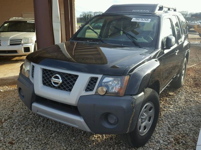 5N1AN0NU6BC509041 - 2011 NISSAN XTERRA OFF BLACK photo 2