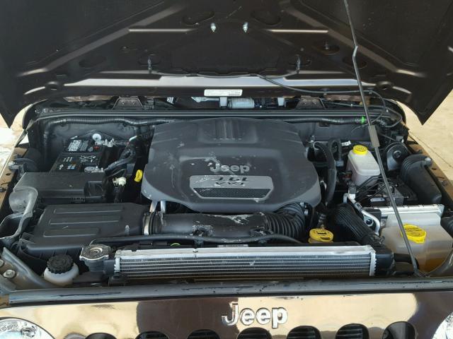 1C4AJWAG0DL644716 - 2013 JEEP WRANGLER S BROWN photo 7