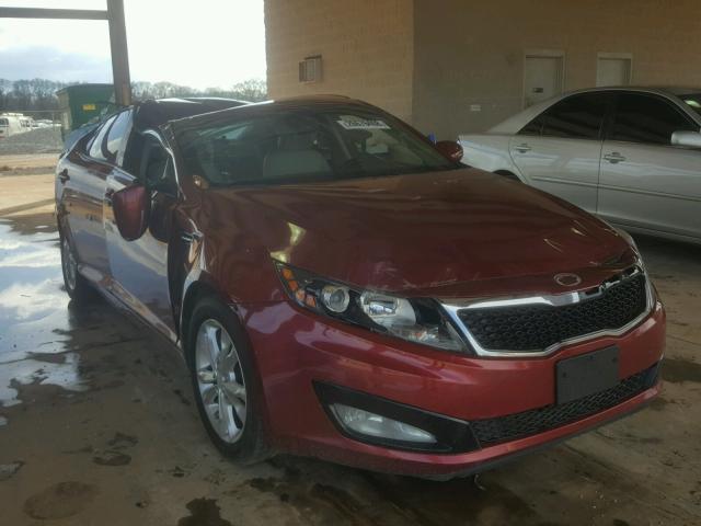 5XXGN4A75DG204364 - 2013 KIA OPTIMA EX RED photo 1