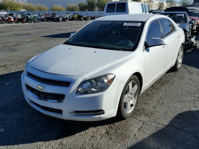 1G1ZD5E74AF137366 - 2010 CHEVROLET MALIBU 2LT WHITE photo 2