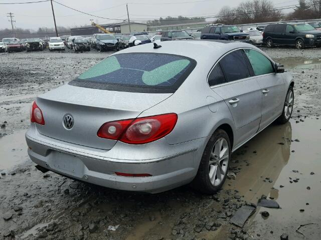 WVWHL73C59E550612 - 2009 VOLKSWAGEN CC LUXURY SILVER photo 4