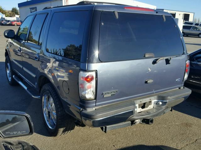 1FMPU18L6XLC02661 - 1999 FORD EXPEDITION BLUE photo 3