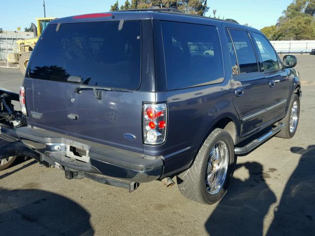 1FMPU18L6XLC02661 - 1999 FORD EXPEDITION BLUE photo 4