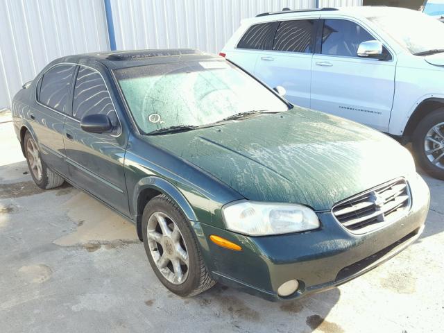 JN1CA31DX1T816147 - 2001 NISSAN MAXIMA GXE GREEN photo 1