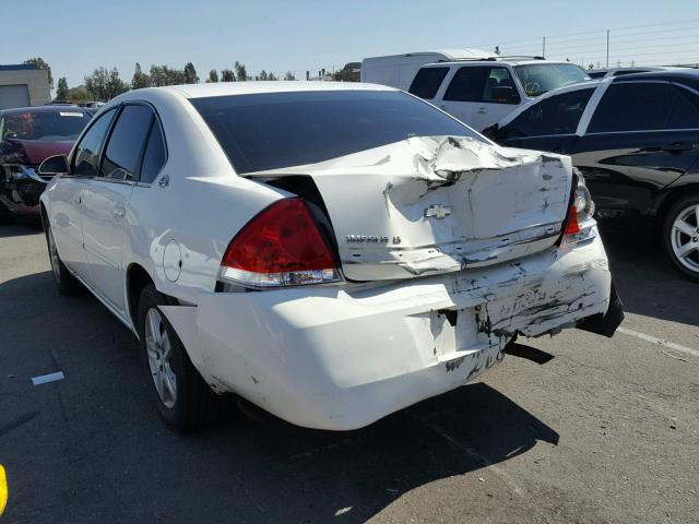 2G1WB55K569293526 - 2006 CHEVROLET IMPALA LS WHITE photo 3