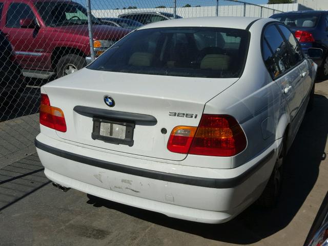 WBAAZ33453KP79542 - 2003 BMW 325 I WHITE photo 4