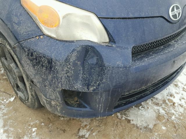 JTKKU104X8J012788 - 2008 TOYOTA SCION XD BLUE photo 9