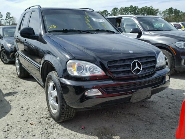 4JGAB54E82A368470 - 2002 MERCEDES-BENZ ML 320 BLUE photo 1