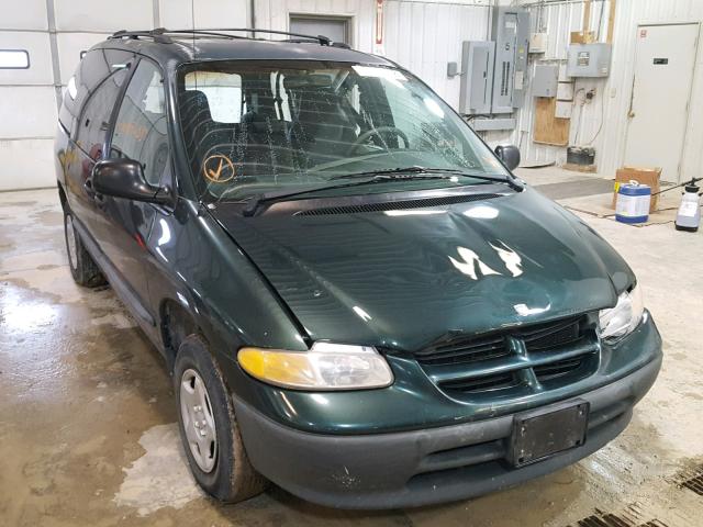 2B4FP2538WR642448 - 1998 DODGE CARAVAN GREEN photo 1