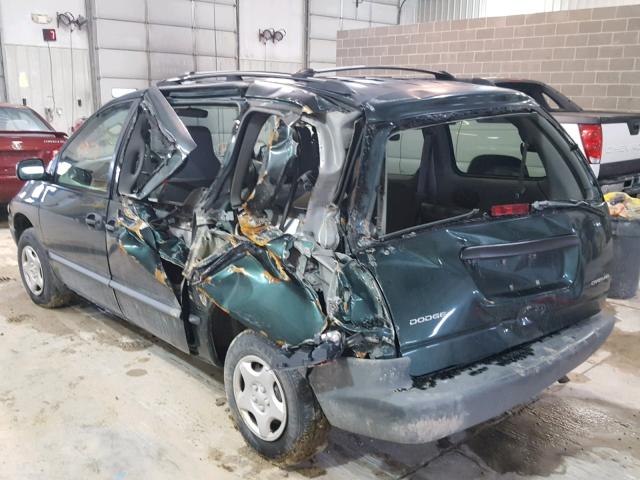 2B4FP2538WR642448 - 1998 DODGE CARAVAN GREEN photo 3