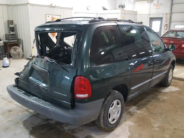 2B4FP2538WR642448 - 1998 DODGE CARAVAN GREEN photo 4