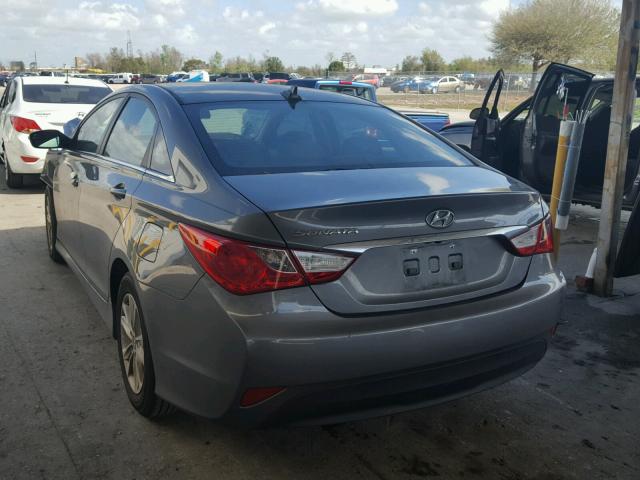 5NPEB4AC5EH942233 - 2014 HYUNDAI SONATA GLS GRAY photo 3