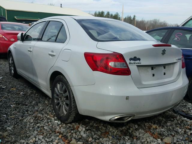 JS2RE9A37A6100459 - 2010 SUZUKI KIZASHI SE WHITE photo 3