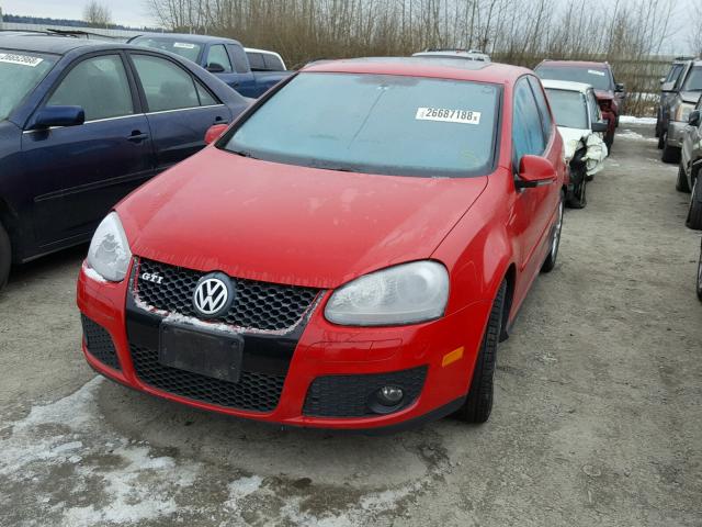 WVWFV71K16W087398 - 2006 VOLKSWAGEN NEW GTI RED photo 2