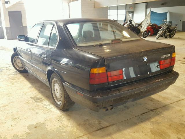 WBAHD5312NBF96104 - 1992 BMW 525 I BLACK photo 3