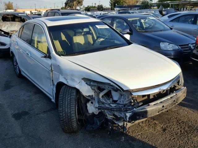 1HGCP3F87BA002513 - 2011 HONDA ACCORD EXL WHITE photo 1