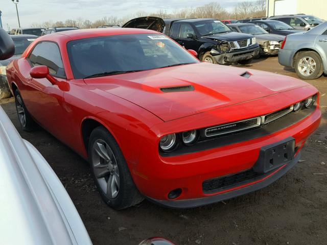 2C3CDZAG4FH885376 - 2015 DODGE CHALLENGER RED photo 1