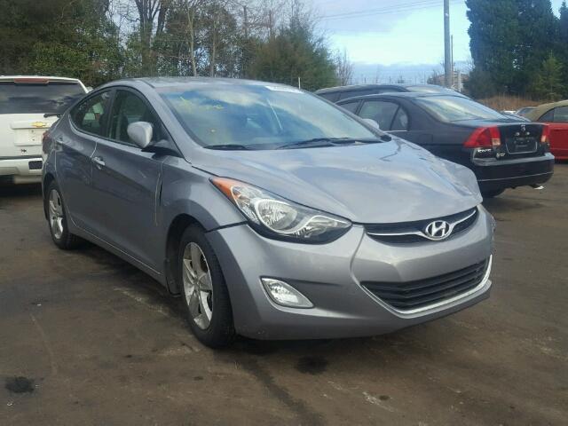 KMHDH4AEXDU667003 - 2013 HYUNDAI ELANTRA GL GRAY photo 1