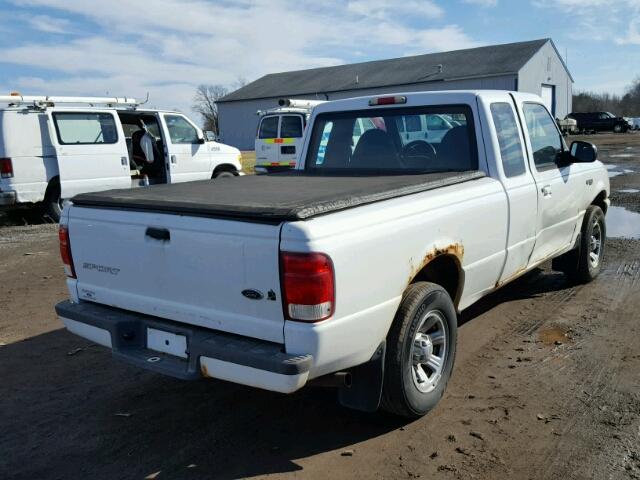 1FTYR14V5YTA11428 - 2000 FORD RANGER SUP WHITE photo 4