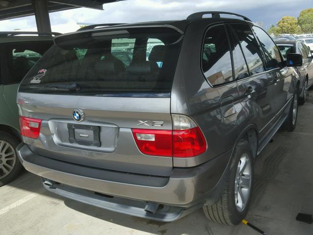 5UXFA13506LY46641 - 2006 BMW X5 3.0I GRAY photo 4