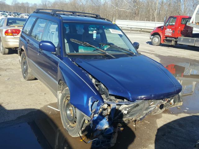 JF1SF65591H753596 - 2001 SUBARU FORESTER S BLUE photo 1