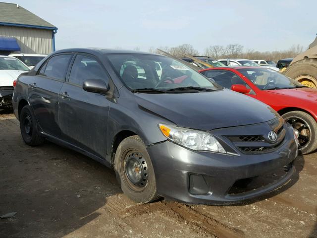 2T1BU4EE3BC638325 - 2011 TOYOTA COROLLA BA GRAY photo 1