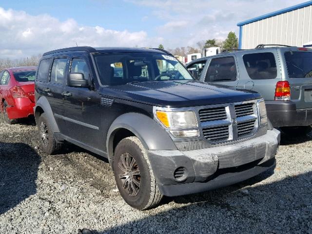 1D8GU28K47W529206 - 2007 DODGE NITRO SXT BLACK photo 1