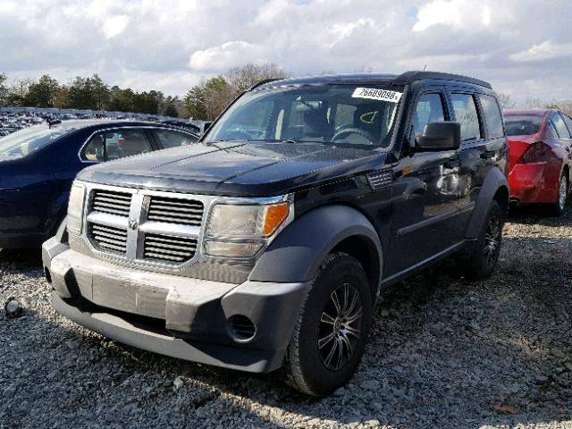 1D8GU28K47W529206 - 2007 DODGE NITRO SXT BLACK photo 2