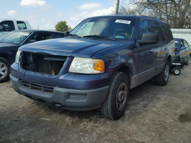 1FMPU14W34LB08586 - 2004 FORD EXPEDITION BLUE photo 2