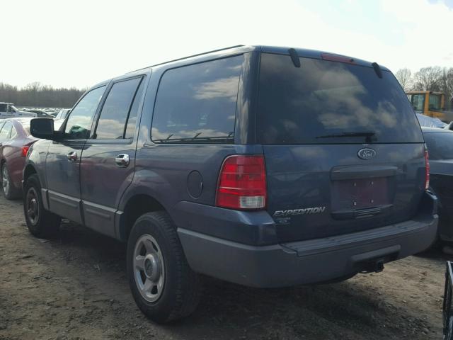 1FMPU14W34LB08586 - 2004 FORD EXPEDITION BLUE photo 3