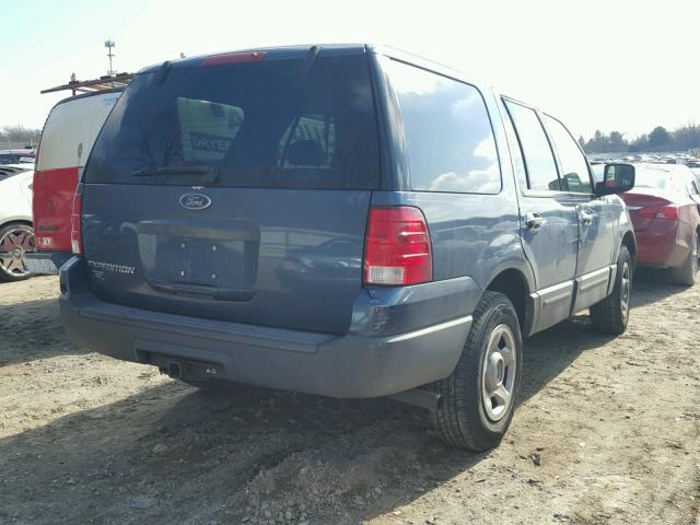 1FMPU14W34LB08586 - 2004 FORD EXPEDITION BLUE photo 4