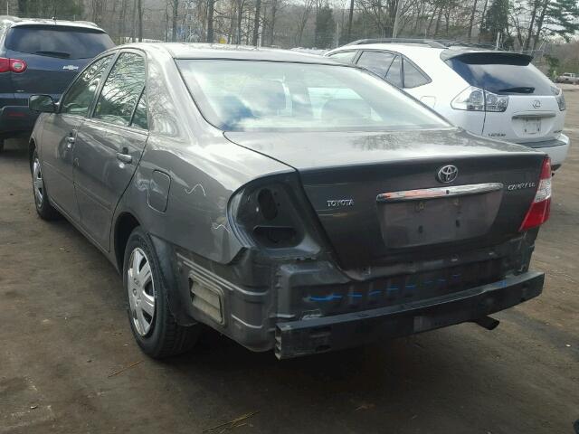 4T1BE32K04U793885 - 2004 TOYOTA CAMRY LE GRAY photo 3