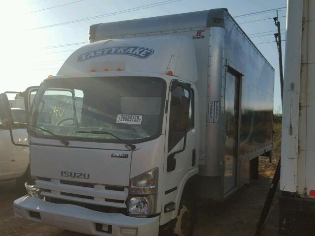 54DC4W1B4ES804894 - 2014 ISUZU NPR HD WHITE photo 2