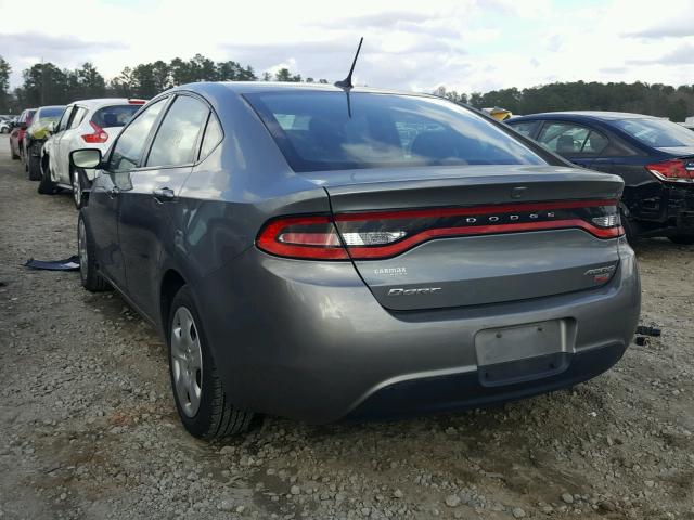 1C3CDFAH7DD306317 - 2013 DODGE DART SE SILVER photo 3