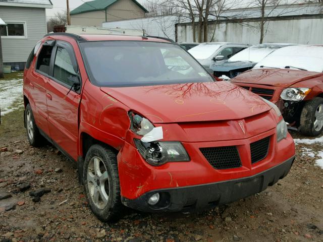 3G7DB03E24S586720 - 2004 PONTIAC AZTEK RED photo 1